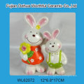 Lovely colorful ceramic Easter bunny